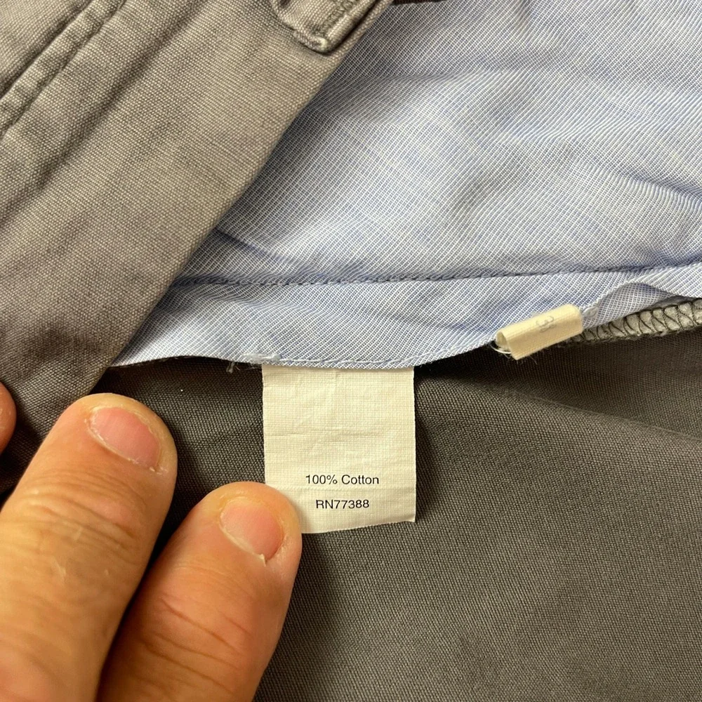 J Crew Chino Shorts Mens 38 Gray 10